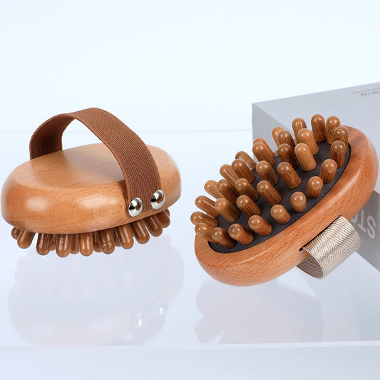 Air Cushion Meridian Comb Wooden Head Massage Comb Whole Body