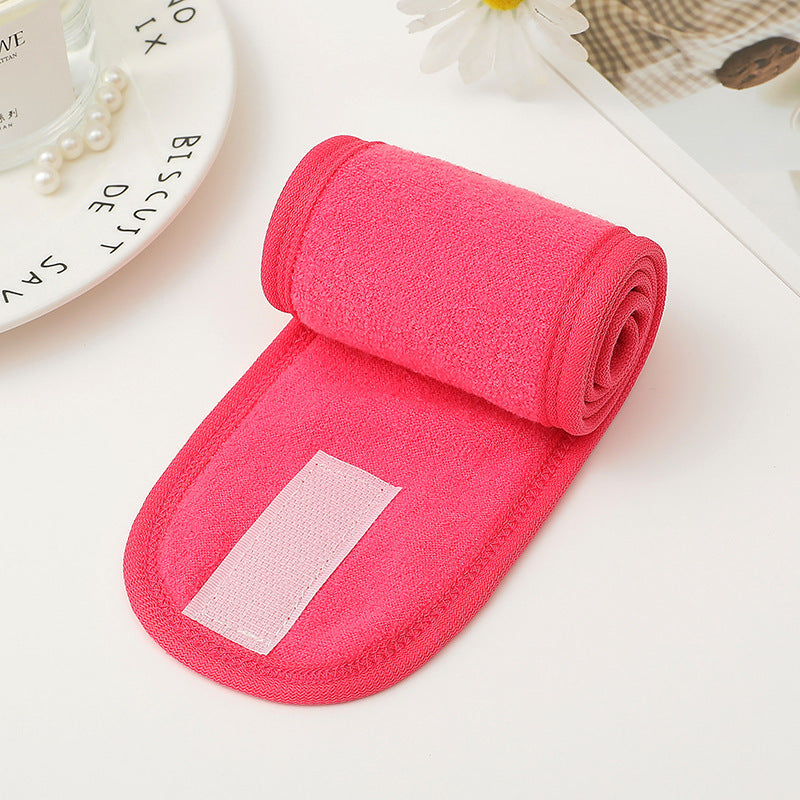Velcro Sports Face Wash Makeup Double-layer Headband