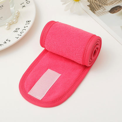 Velcro Sports Face Wash Makeup Double-layer Headband