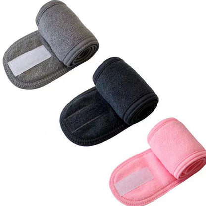 Velcro Sports Face Wash Makeup Double-layer Headband